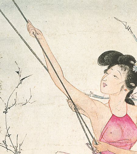 理县-胡也佛的仕女画和最知名的金瓶梅秘戏图